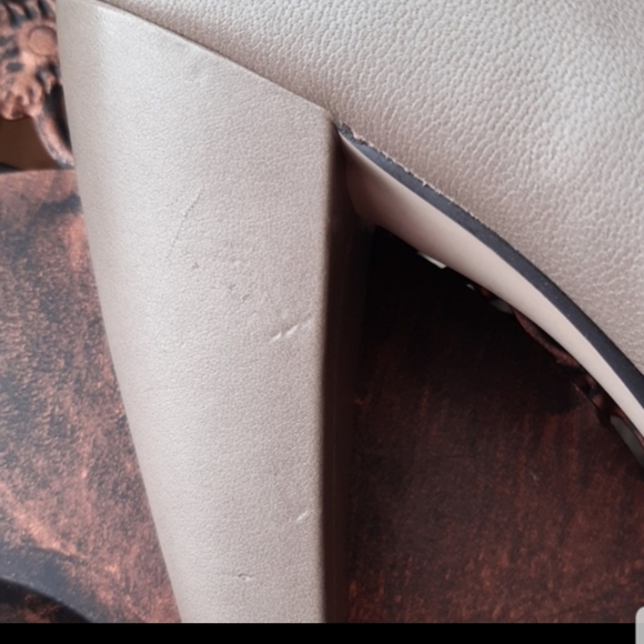 Steven by Steve Madden open toe Heels sz9. Leather - Picture 6 of 7